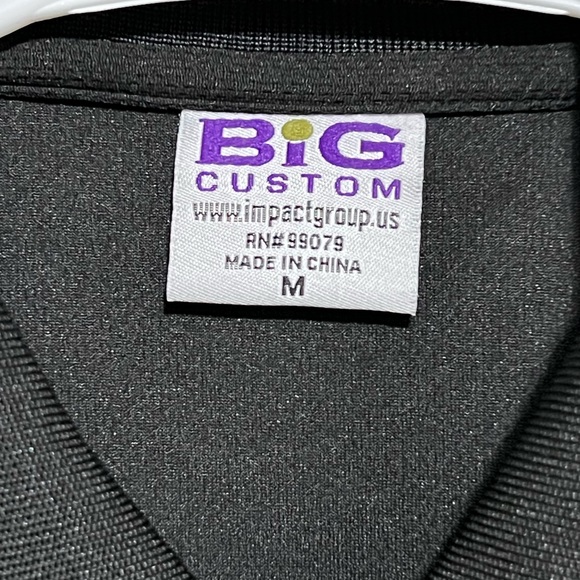 Men’s Plain Black Polo NWOT - Picture 3 of 4